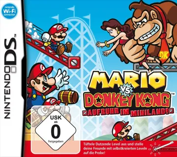 Mario vs. Donkey Kong - Totsugeki! Mini-Land (Japan) (NDSi Enhanced) box cover front